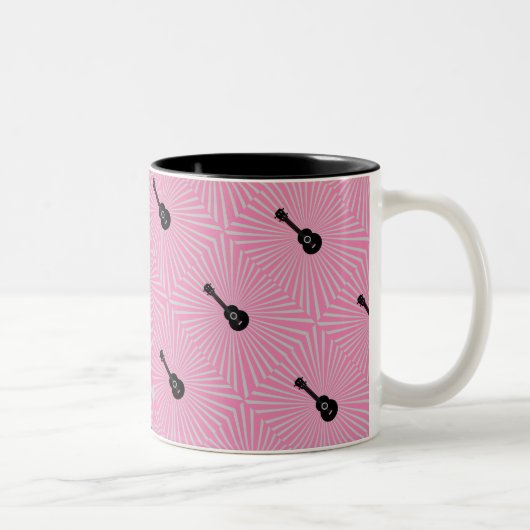 Trippy Ukulele Tasse Pink (Rechts)