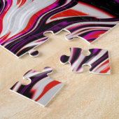 Trippy Vibranding Psychedelic Funky Fraktal Art Puzzle (Seite)