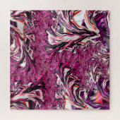 Trippy Vibranding Psychedelic Funky Fraktal Art Puzzle (Horizontal)