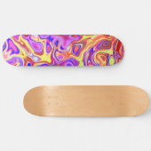 Trippy Vibrant Skateboard (Horizontal)