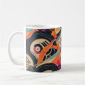 Trippy Vinyl Kaffeetasse (Links)
