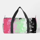 Trippy-Wavy-Abstrakt-Recipromantic-Stolperflagge Duffle Bag (Rückseite)