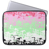 Trippy-Wavy-Abstrakt-Recipromantic-Stolperflagge Laptopschutzhülle (Vorderseite)