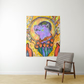 Trippy Whimsical Psychedelic Wall Art | LW Wandteppich (Beispiel)