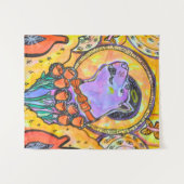 Trippy Whimsical Psychedelic Wall Art | LW Wandteppich (Vorderseite (Horizontal))