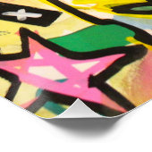 Trippy Whimsical Spiritual Dog Poster| Luke Angel Poster (Ecke)