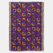 Trippy Wreaths Decke (Vorderseite Vertikal)