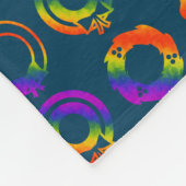 Trippy Wreaths Fleecedecke (Ecke)