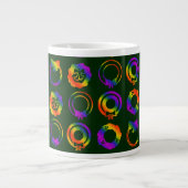 Trippy Wreaths Jumbo-Tasse (Vorderseite)
