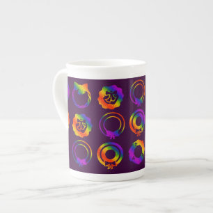 Trippy Wreaths Porzellantasse