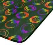 Trippy Wreaths Schneidebrett (Ecke)