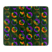 Trippy Wreaths Schneidebrett (Vorderseite)