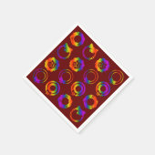 Trippy Wreaths Serviette (Ecke)