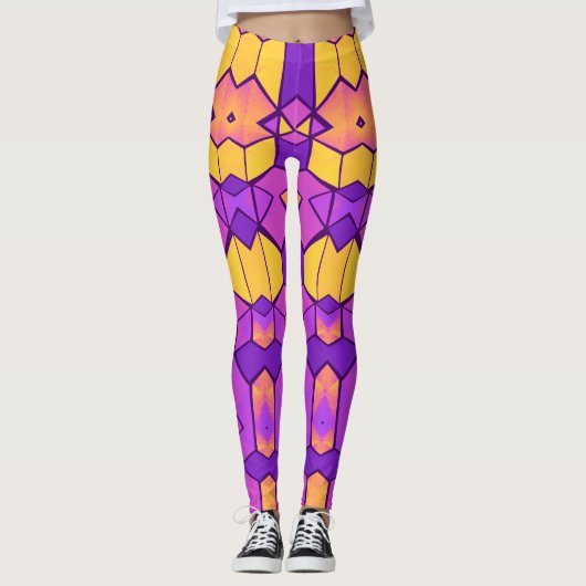 Trippy Yoga Legging Leggings (Vorderseite)
