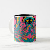 Trippy Zweifarbige Tasse (Vorderseite Links)