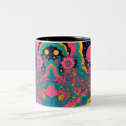 Trippy Zweifarbige Tasse (Mittel)