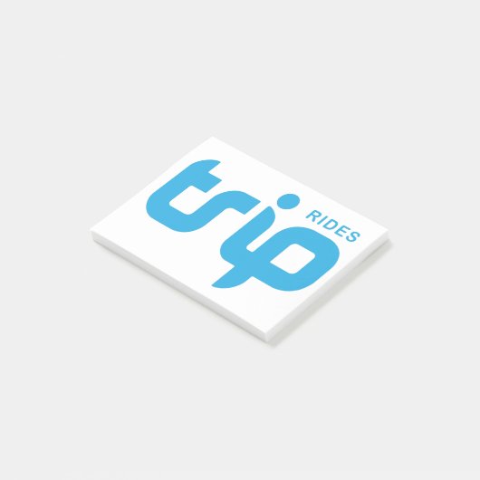 TripRides-Postit-Notizen Post-it Klebezettel (angewinkelt)