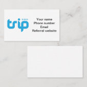 TripRides Visitenkarte (Vorne/Hinten)