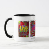 TripStops "4 ASSE" 11 Unze. Graffiti-Tassen Tasse (Links)