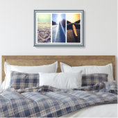 Triptych 3 Foto Leinwand Wandvorlage (Insitu (Schlafzimmer))