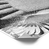 Triptych Begrüßung Christ 8.5X11 B/W Poster (Ecke)