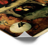 Triptych: Die Versuchung des Hl. Anthony Poster (Ecke)