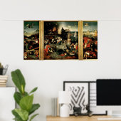 Triptych: Die Versuchung des Hl. Anthony Poster (Heimbüro)