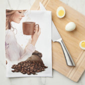 Triptych Geschirrtuch (Viertel Falte)