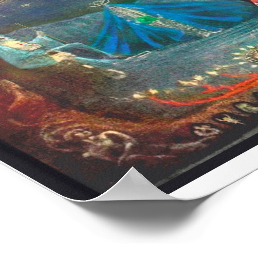 Triptych Grail von Anna May - Rudolf Steiner Poster (Ecke)