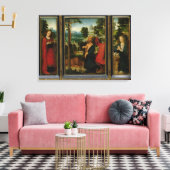 Triptych Leinwanddruck (Insitu (Wohnzimmer))