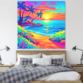 Triptych Leinwanddruck (Insitu (Schlafzimmer))