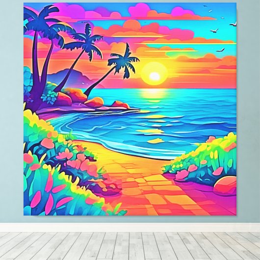 Triptych Leinwanddruck (Insitu (Holzboden))