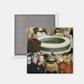 Triptych, links Panel, Philipp Melanchthon Magnet (Vorderseite/Rückseite)