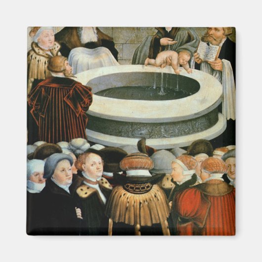 Triptych, links Panel, Philipp Melanchthon Magnet (Vorne)