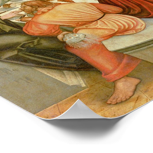 Triptych, links Panel, Philipp Melanchthon Poster (Ecke)