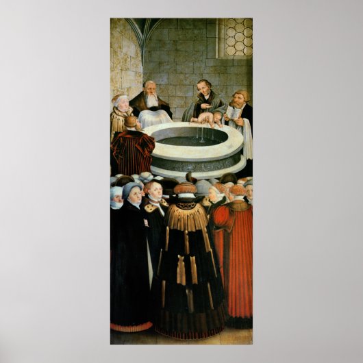 Triptych, links Panel, Philipp Melanchthon Poster (Vorne)