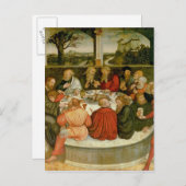 Triptych, links Panel, Philipp Melanchthon Postkarte (Vorne/Hinten)