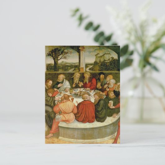 Triptych, links Panel, Philipp Melanchthon Postkarte (Stehend Vorderseite)