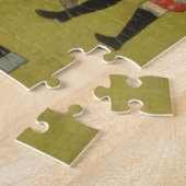 Triptych Print zeigt Circus bei Yasukuni Jinja Puzzle (Seite)