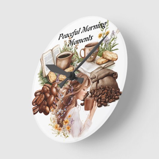 Triptych Runde Wanduhr (Winkel)