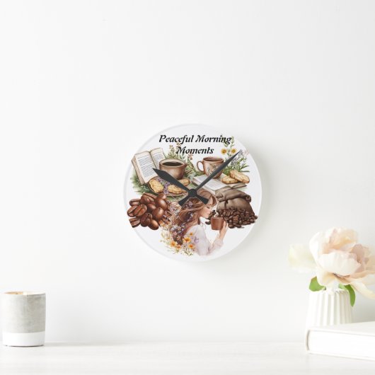 Triptych Runde Wanduhr (Zuhause)