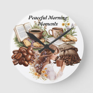 Triptych Runde Wanduhr