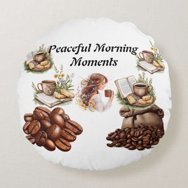 Triptych Rundes Kissen (Vorderseite)