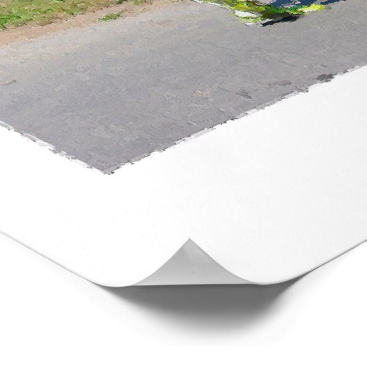 Triptych Triathlon - Malerei Poster (Ecke)