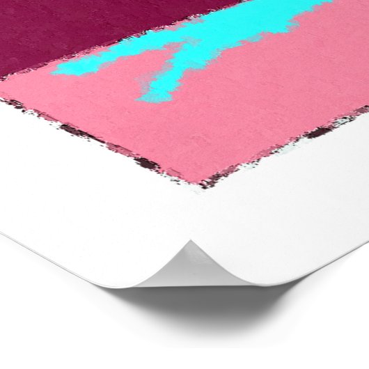 Triptych Triathlon - Malerei Poster (Ecke)