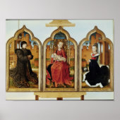 Triptych von Jean de Witte, 1473 Poster (Vorne)
