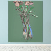 Triptych Wall Art ImperfectBlumen noch immer Blühe Leinwanddruck (Insitu (Holzboden))