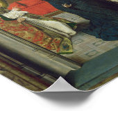 Triptych zeigt die Annunziation Poster (Ecke)