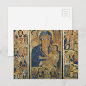 Triptychenzentrum-Panel mit Mary und ihrem Sohn Postkarte (Vorne/Hinten)
