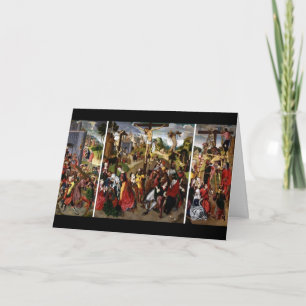Triptychester Feiertagskarte